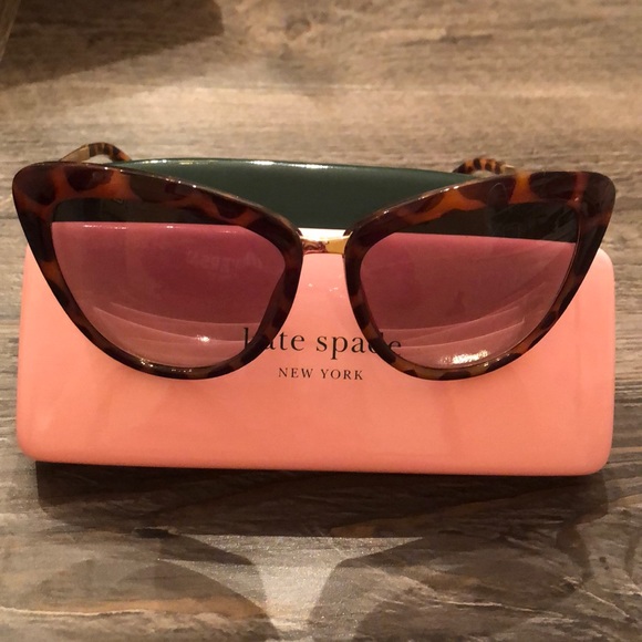kate spade Accessories - Kaye Spade Animal Print Sunglasses. NEW w/o Tags